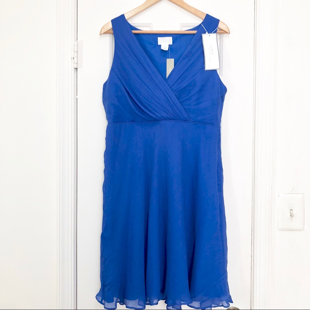 J. Crew Silk Chiffon Dress